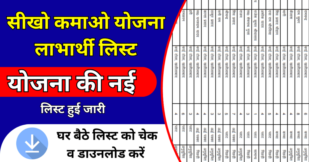 Seekho Kamao Yojana Course List 2024 Photo